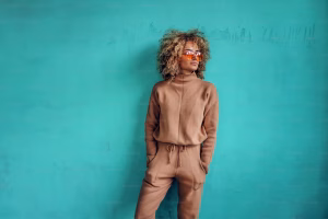 brown tracksuit